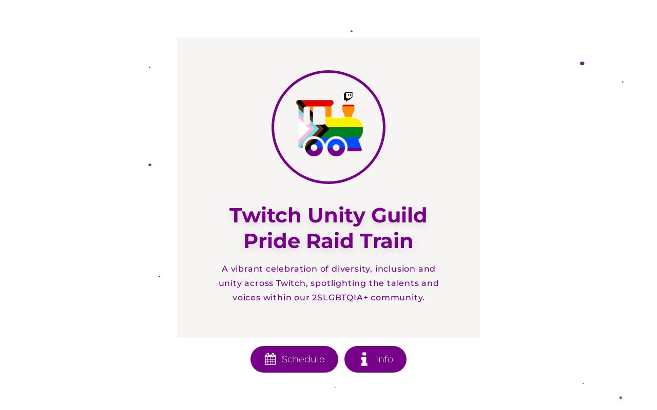 Twitch Unity Guild Pride Raid Train